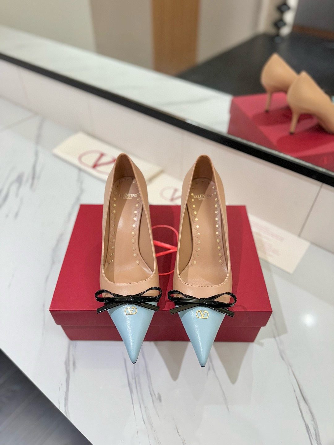 발렌티노 4.5cm 여자 신발 구두