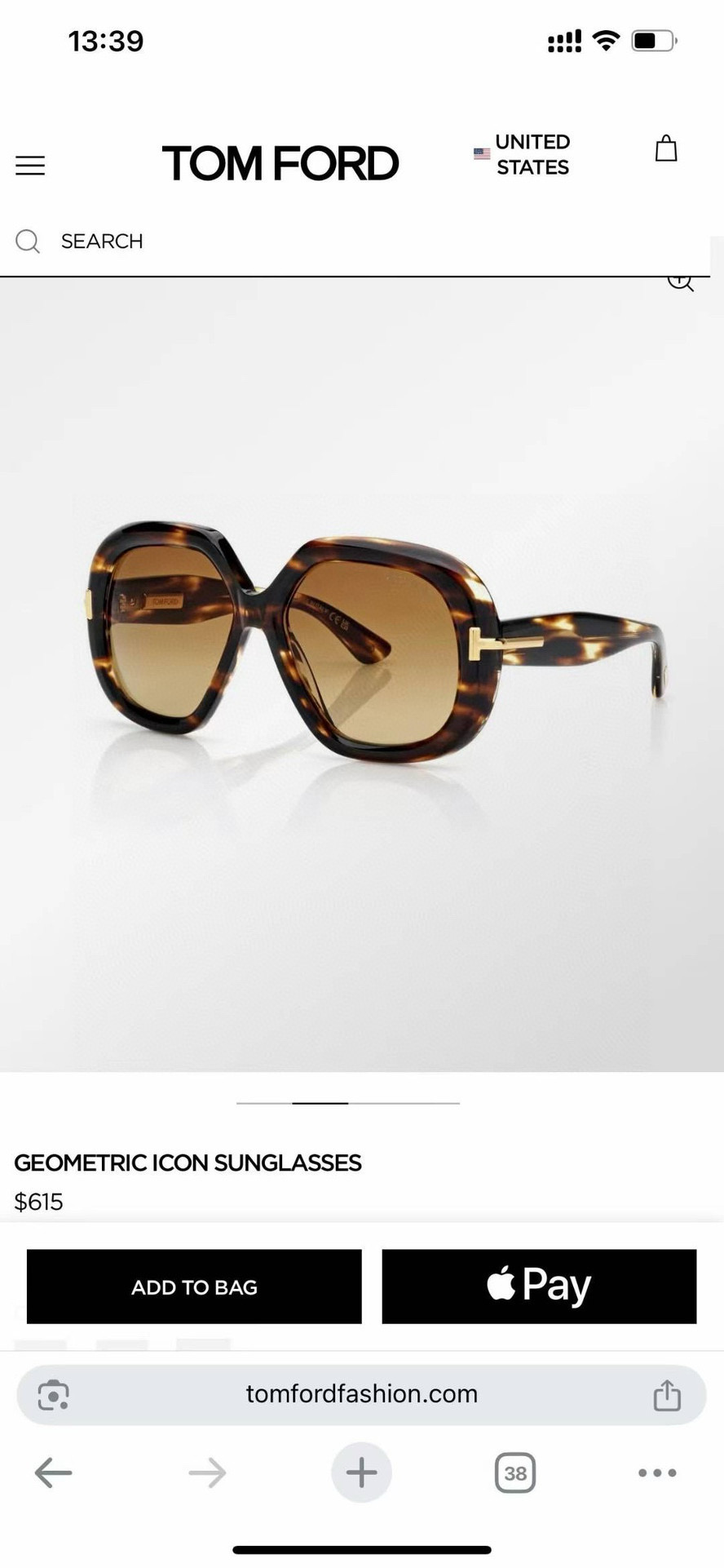 톰포드 9컬러 선글라스