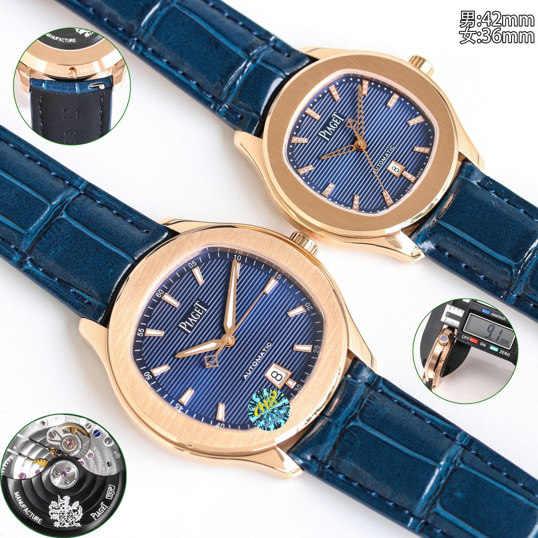 피아제 TW공장 미러급 남여커플시계