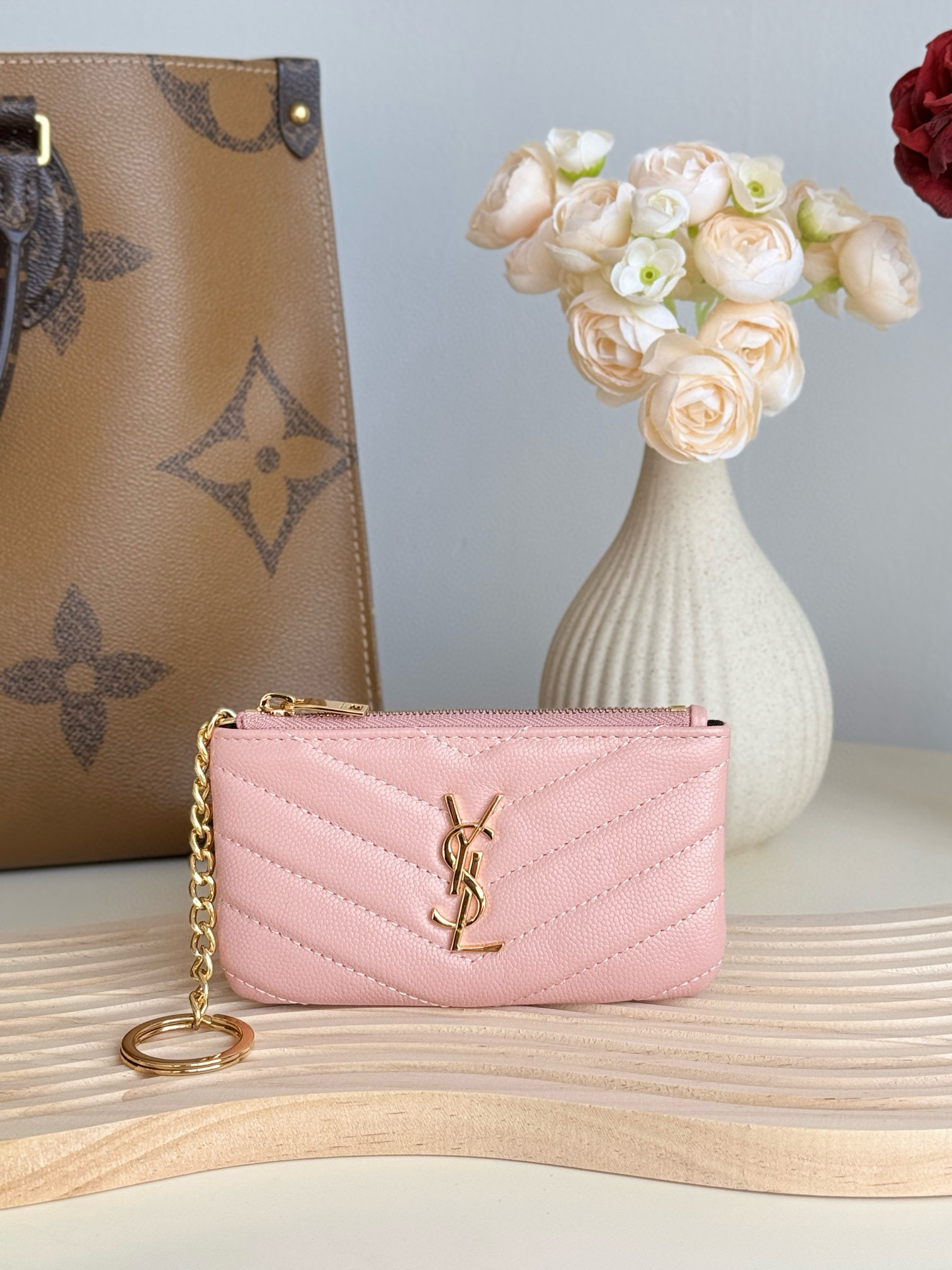 입생로랑 438386 카드지갑 머니클립