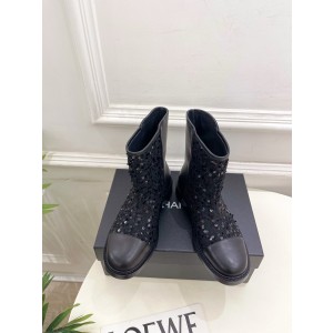 샤넬 3cm 여자 부츠