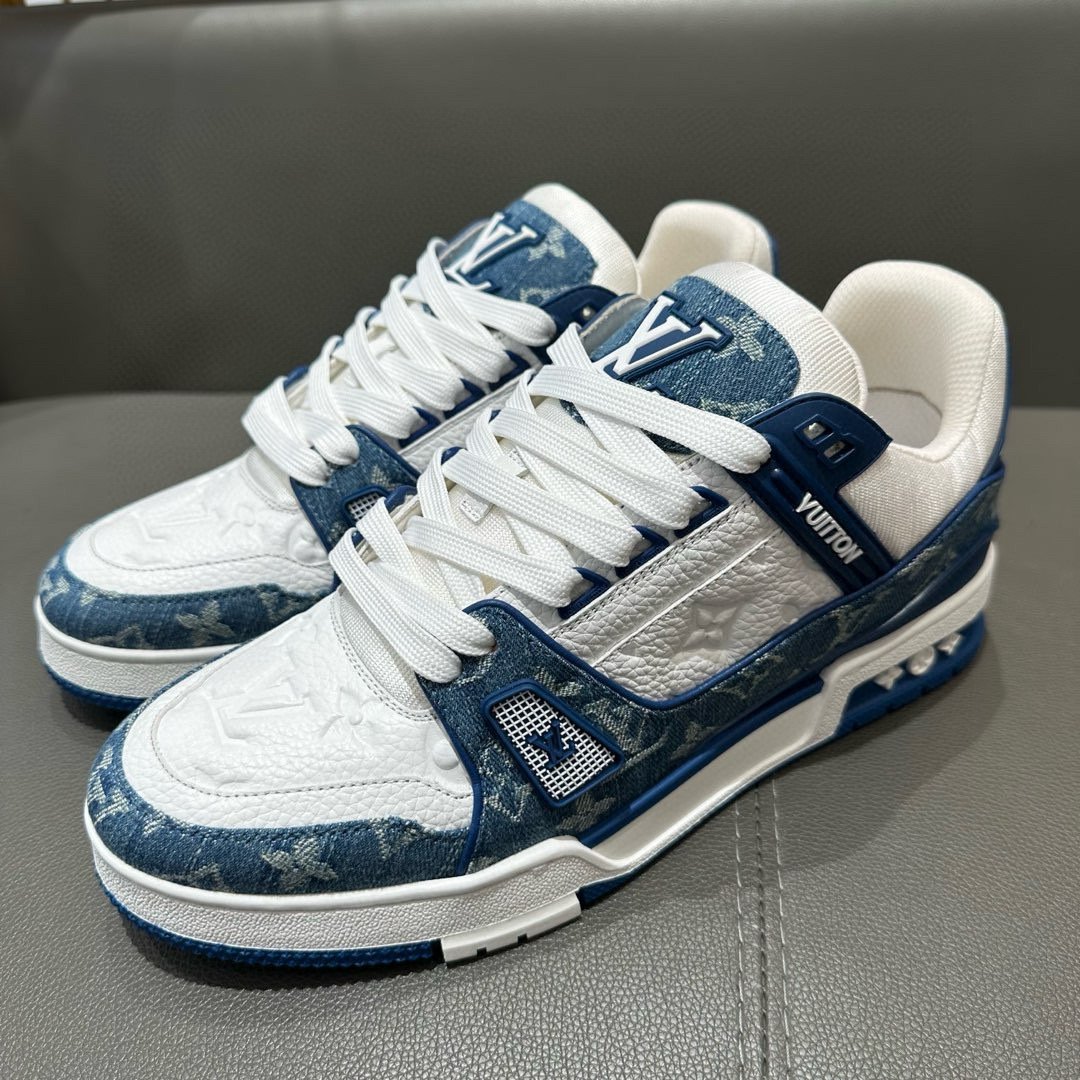 루이비통 트레이너 남녀공용 신발 운동화 스니커즈