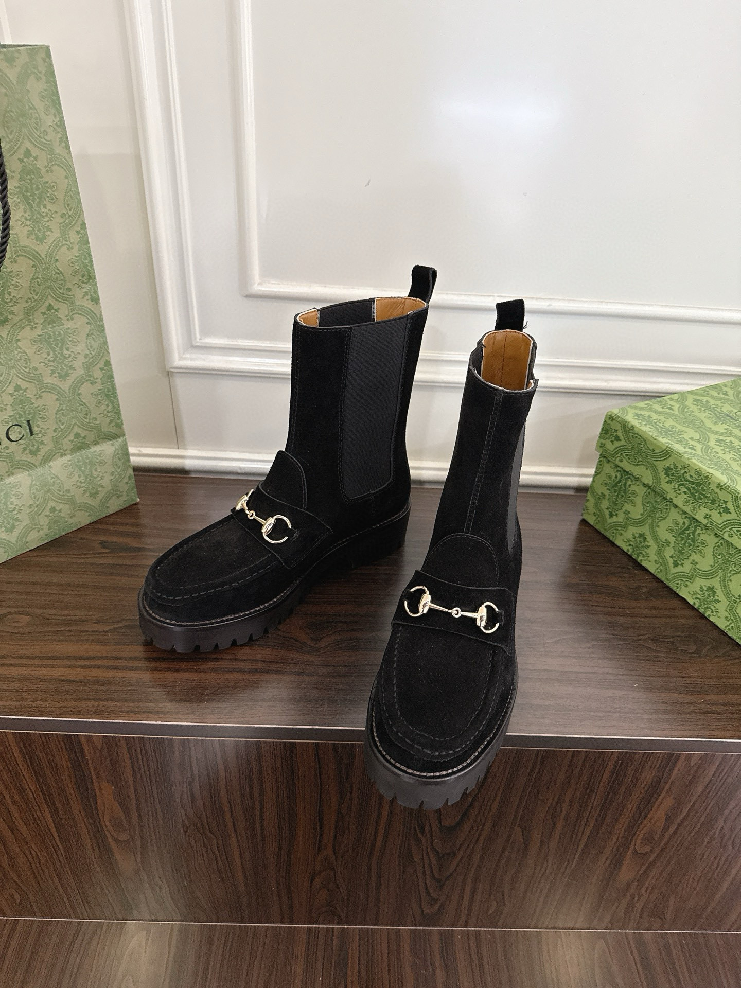 구찌 4.5CM 여자 부츠