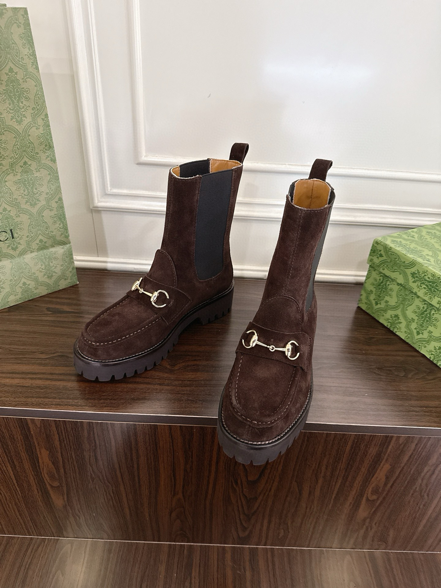 구찌 4.5CM 여자 부츠