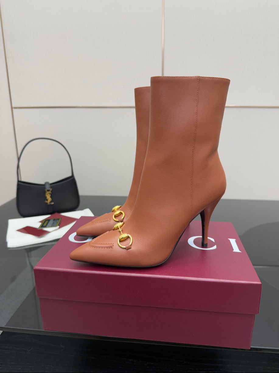 구찌 10CM 여자 부츠