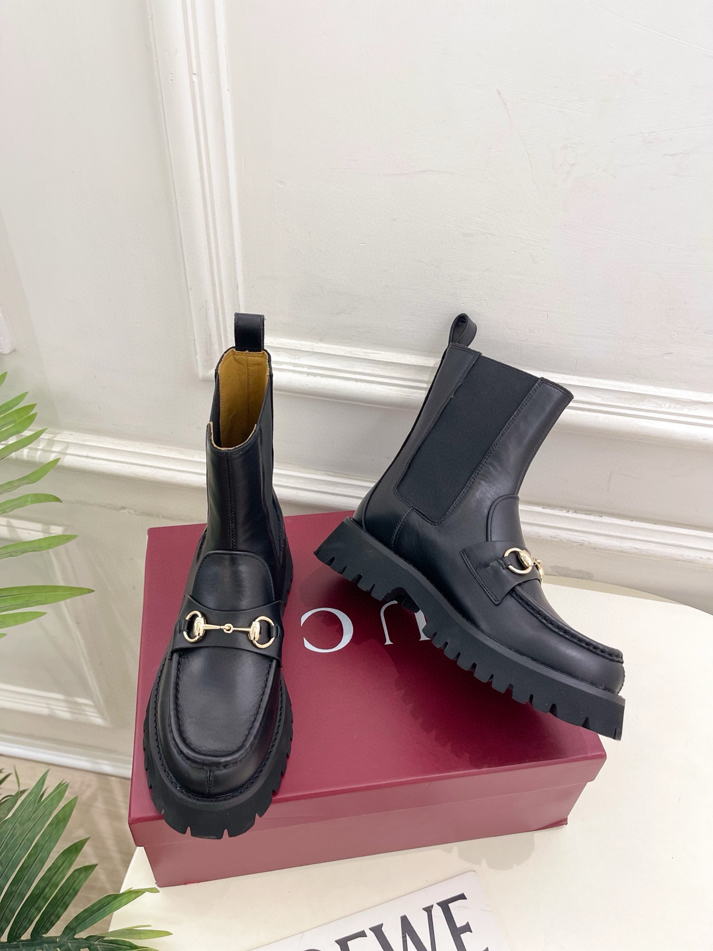 구찌 4.5CM 여자 부츠