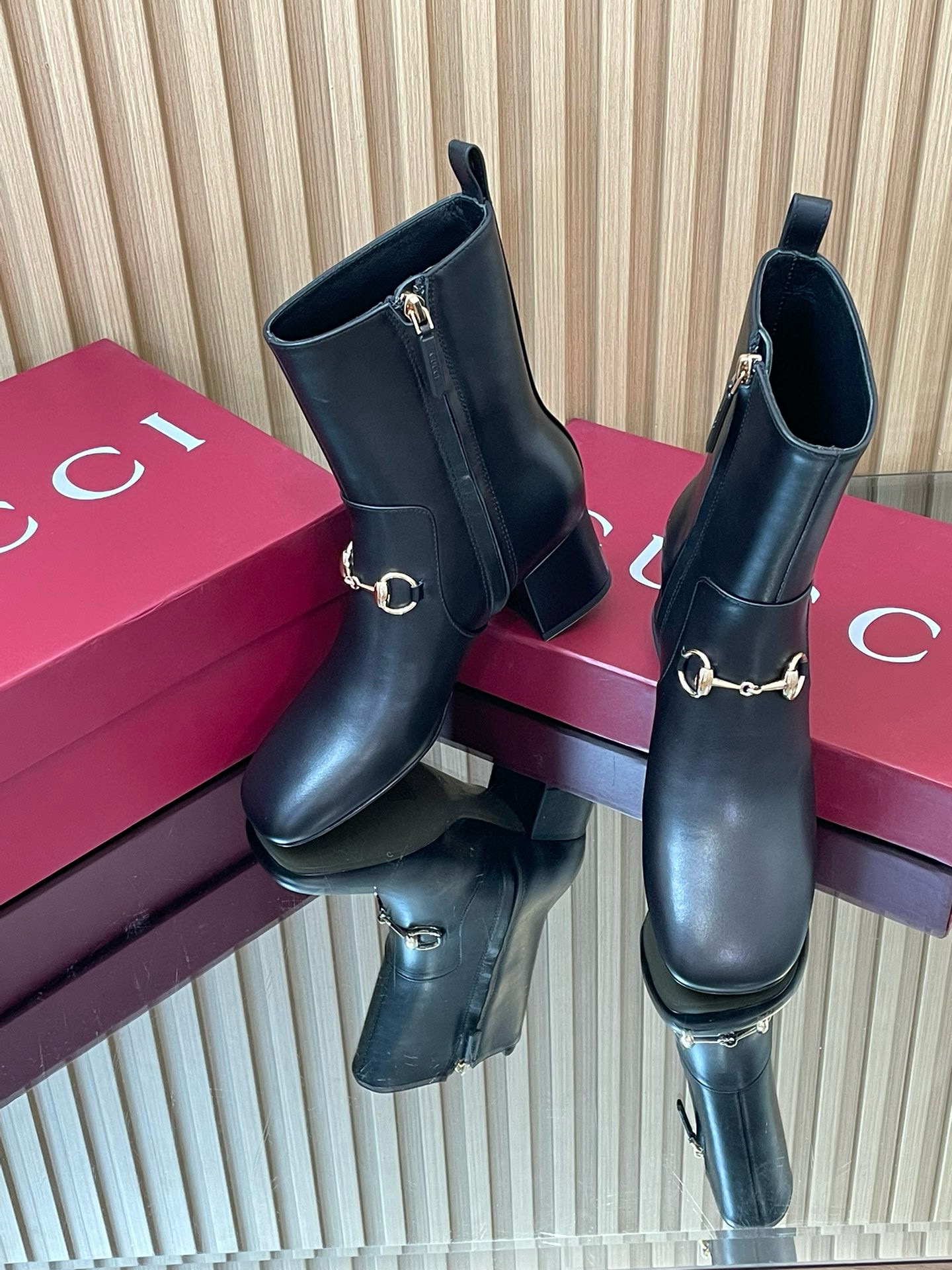 구찌 5.5CM 여자 부츠
