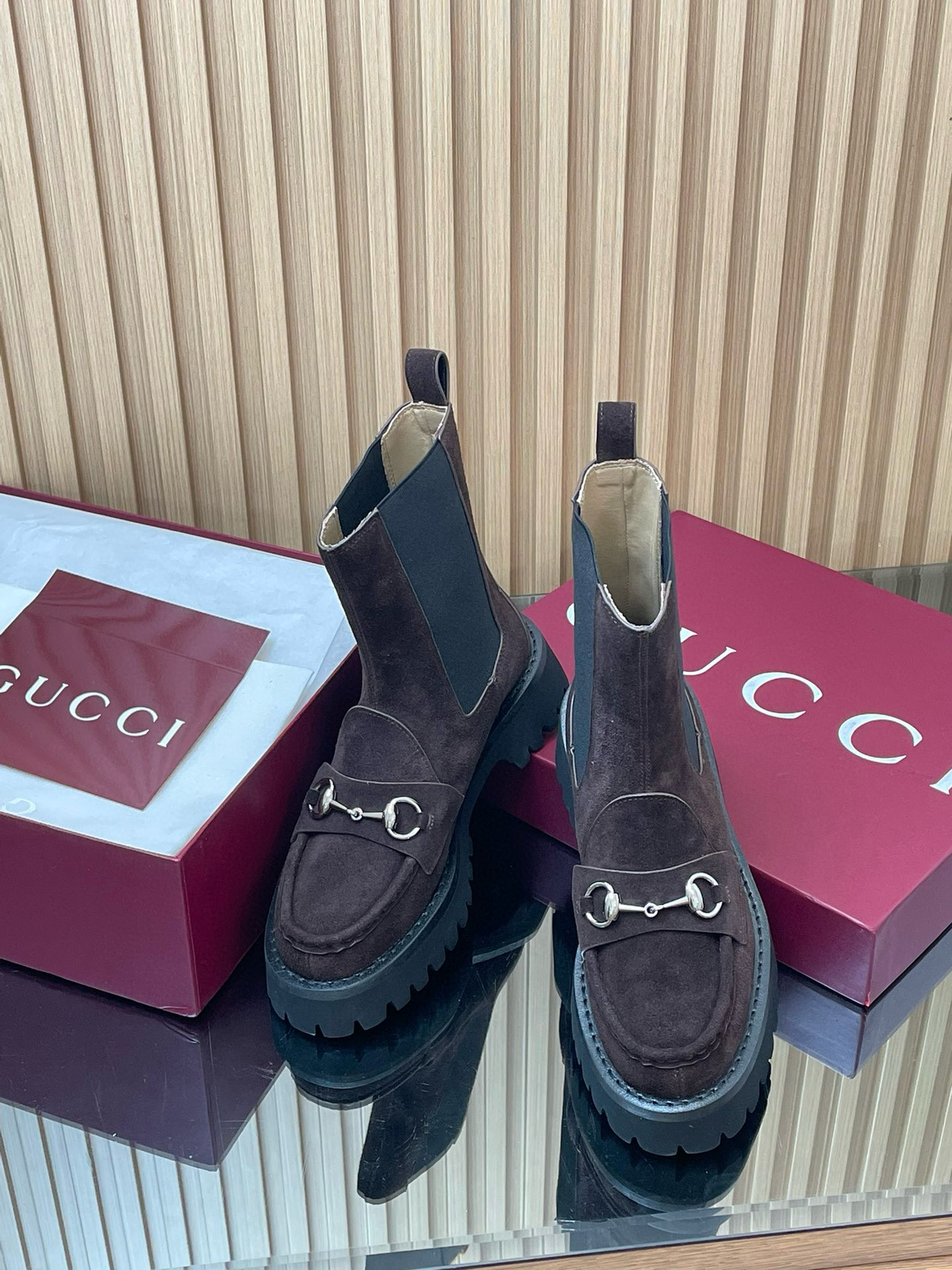 구찌 4.5CM 여자 부츠