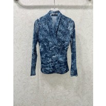 디올 여자 긴팔 티셔츠