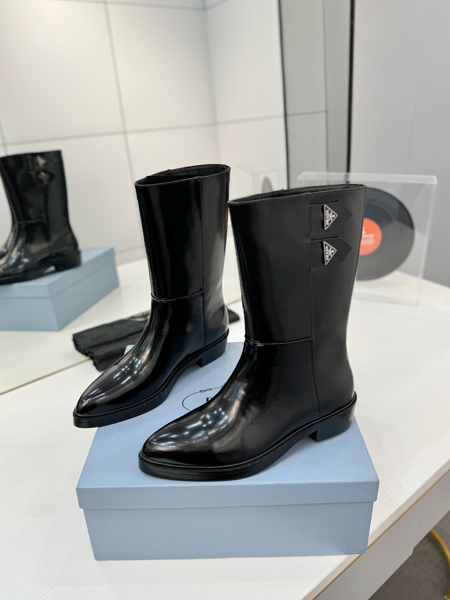 프라다 3.5CM 여자 부츠