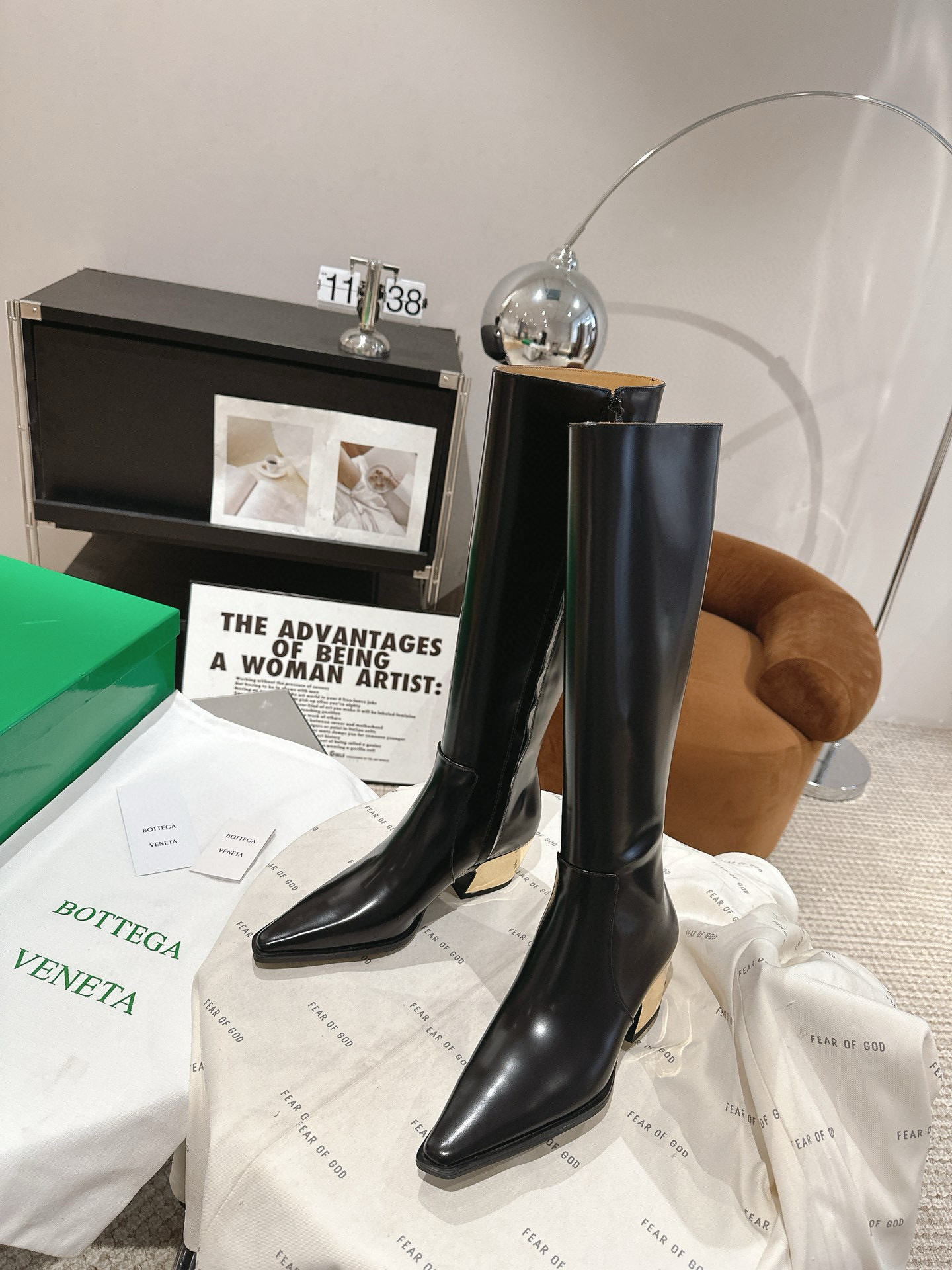 보테가베네타 여자 부츠