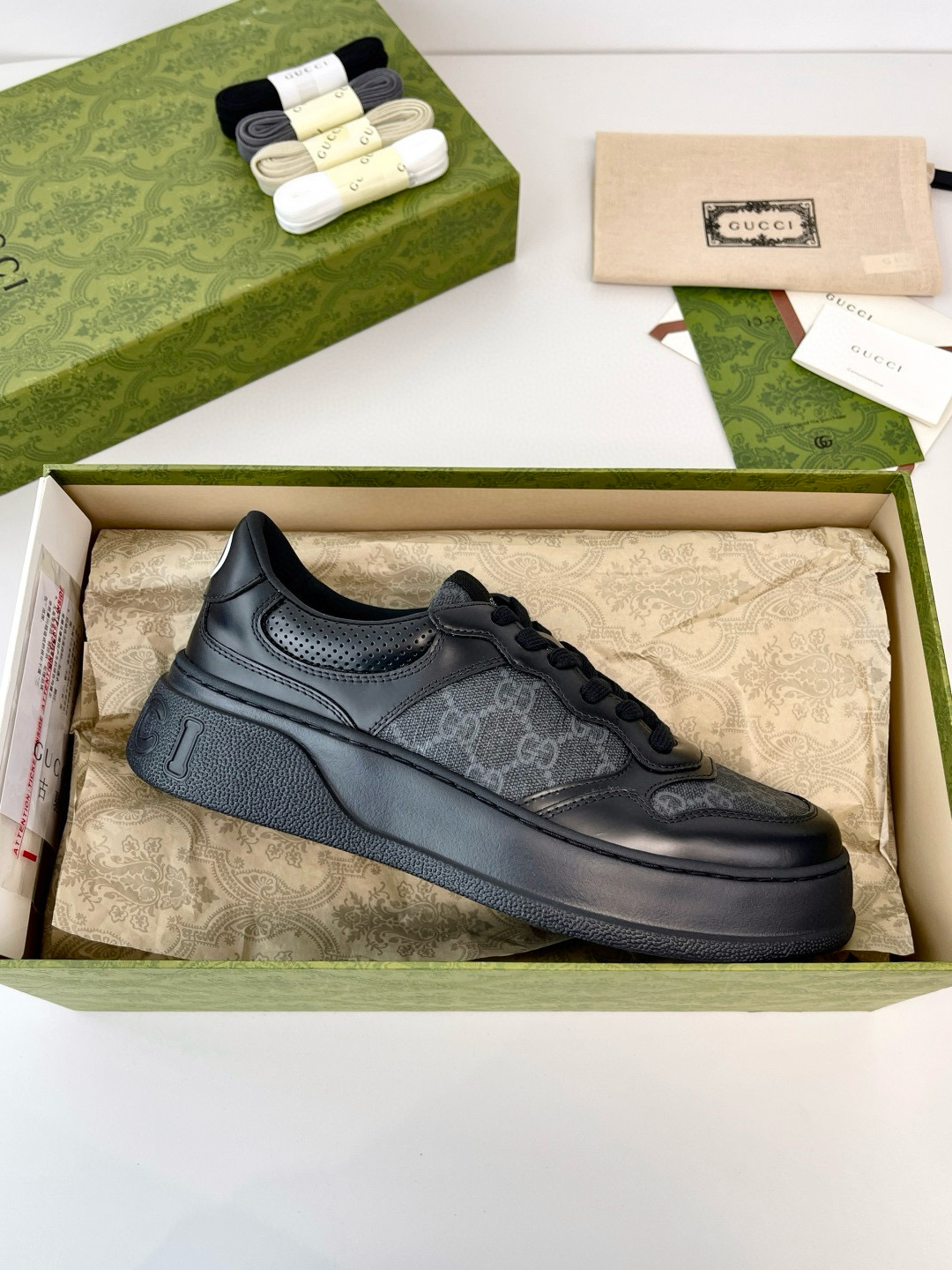 구찌 4cm 남자 신발 운동화 스니커즈