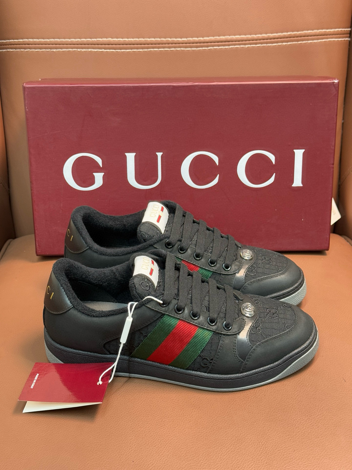 구찌 2.5cm 스크러너 남자 신발 운동화 스니커즈