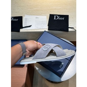 디올 남자 슬리퍼