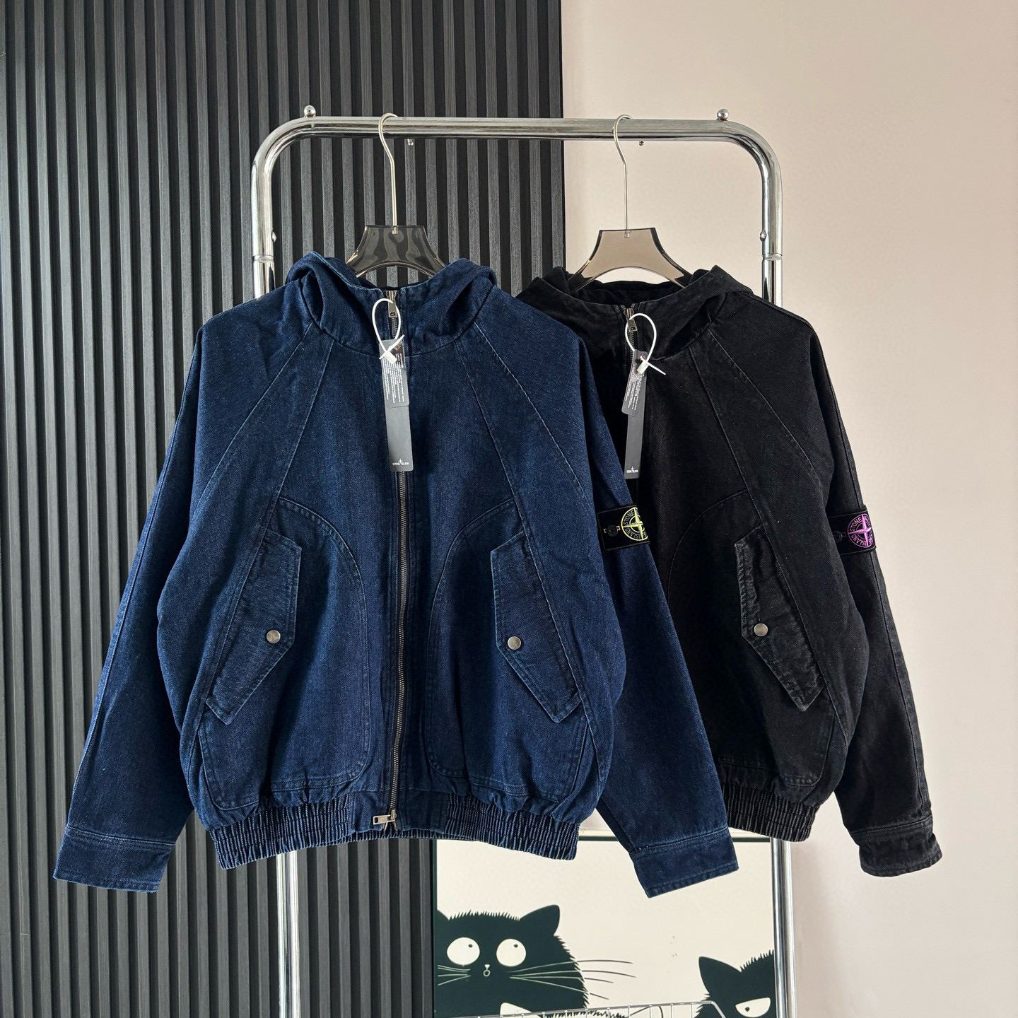 스톤아일랜드 2컬러 남자 자켓