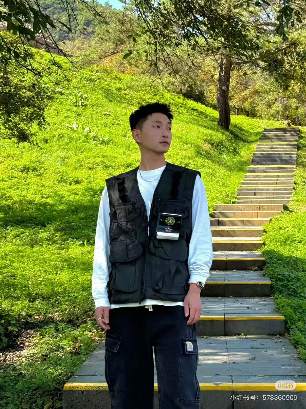 스톤아일랜드 남자 조끼