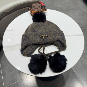 프라다 겨울 모자