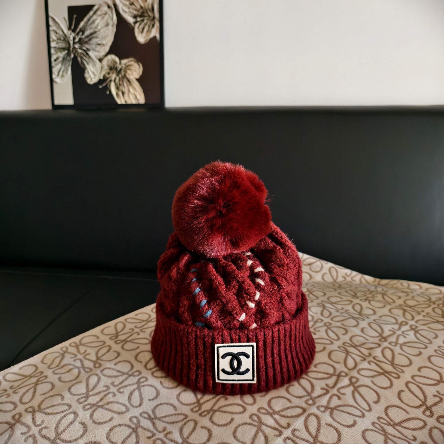 샤넬 겨울 모자