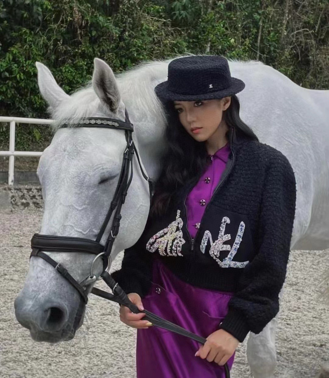 샤넬 겨울 모자