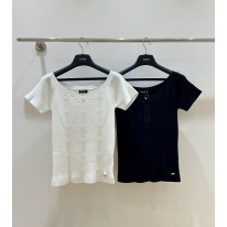 샤넬 2컬러 여자 반팔