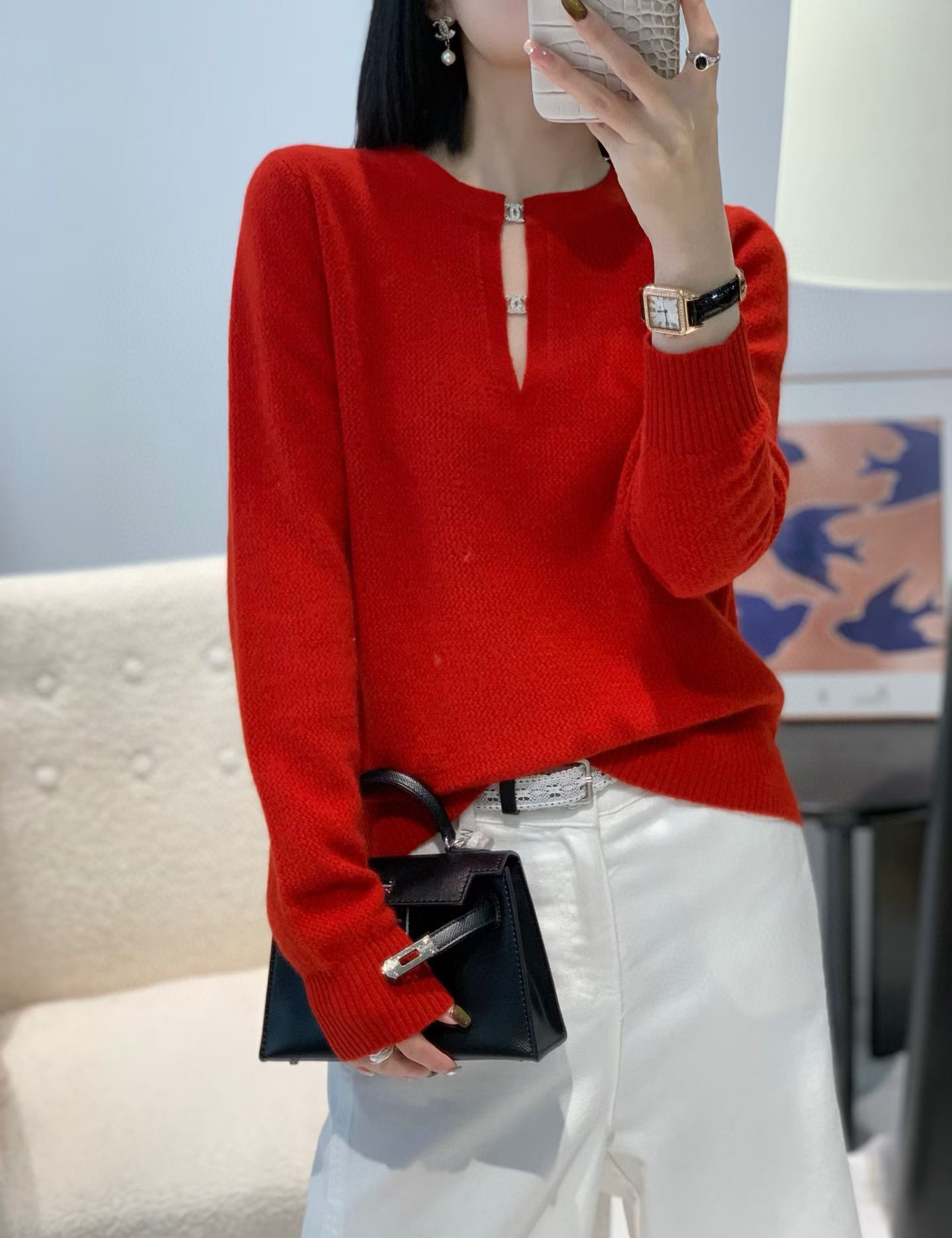 샤넬 3컬러 여자 후드티 맨투맨