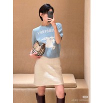 버버리 여자 반팔