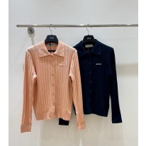 미우미우 2컬러 여자 셔츠