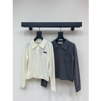 미우미우 2컬러 여자 셔츠