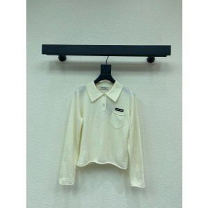 미우미우 2컬러 여자 셔츠