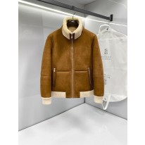 브루넬로 쿠치넬리 양가죽 자켓