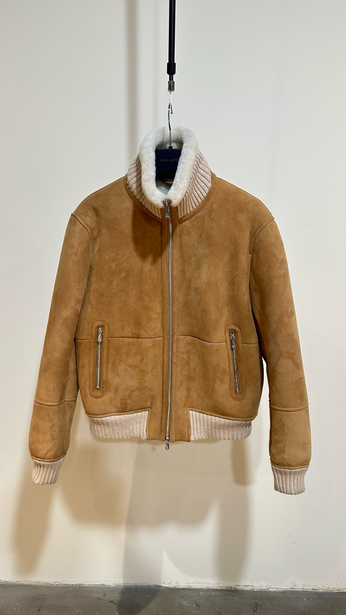 브루넬로 쿠치넬리 양가죽 양모 자켓