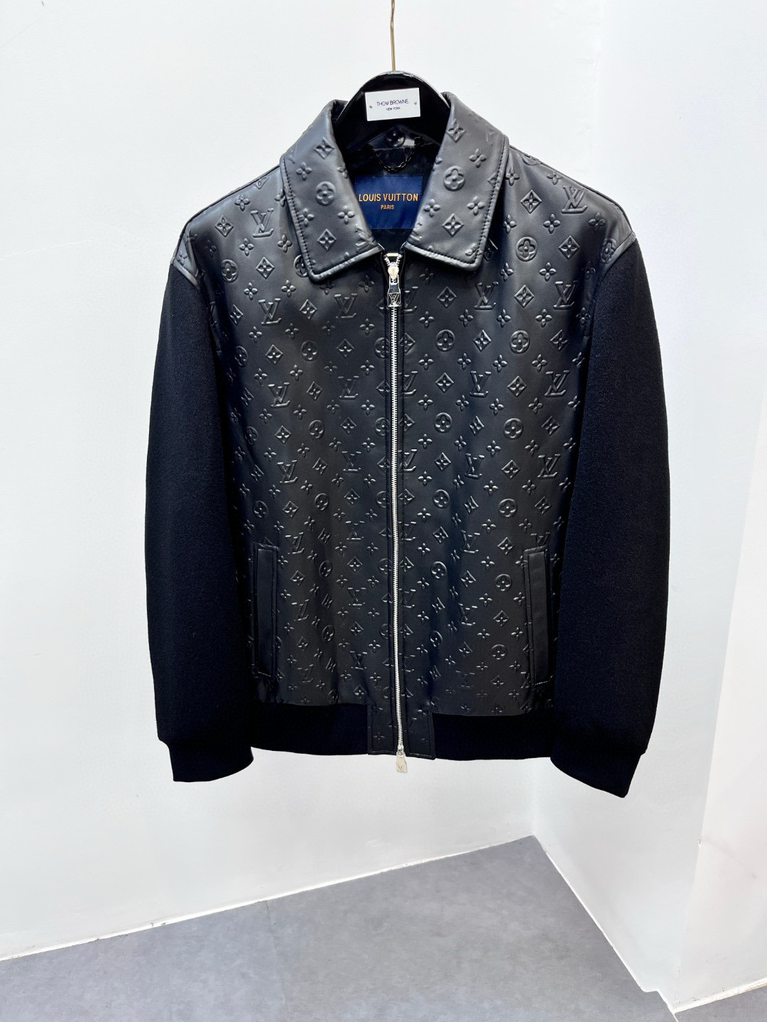 루이비통 양가죽 양모 자켓