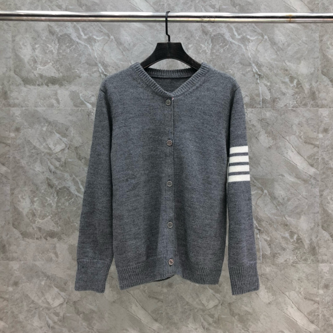 톰브라운 양모 남녀공용 가디건