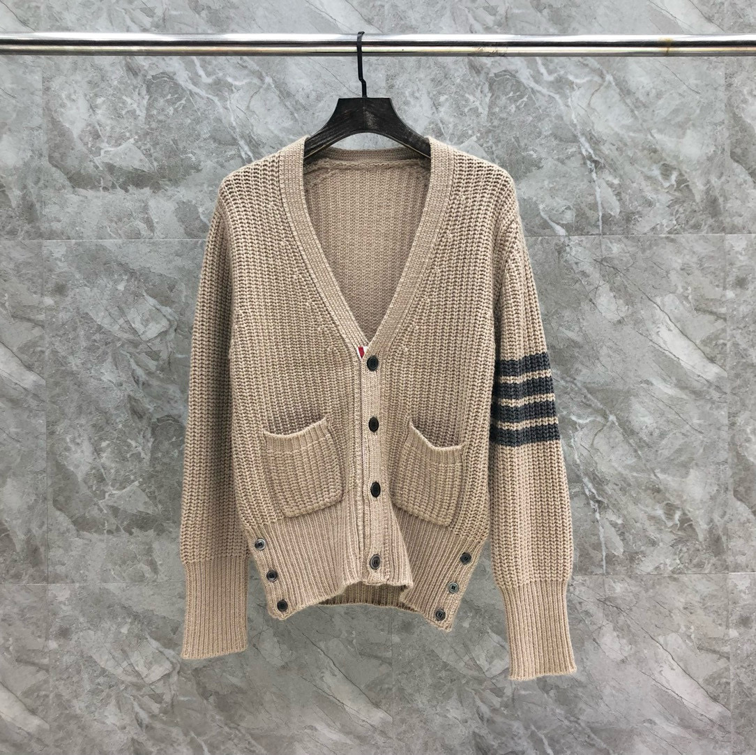 톰브라운 양모 남녀공용 가디건