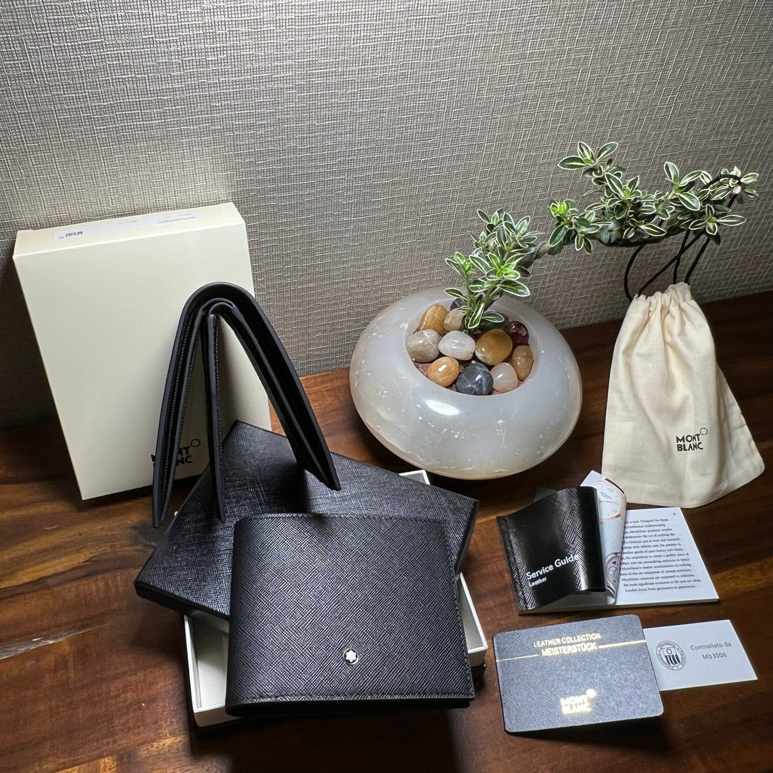 몽블랑 130318# 남녀공용 반지갑