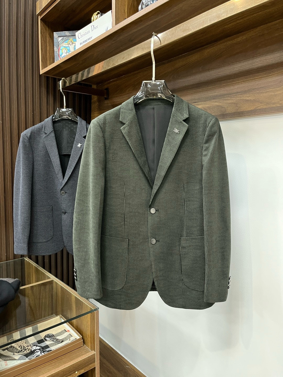 디올 2컬러 남자 자켓