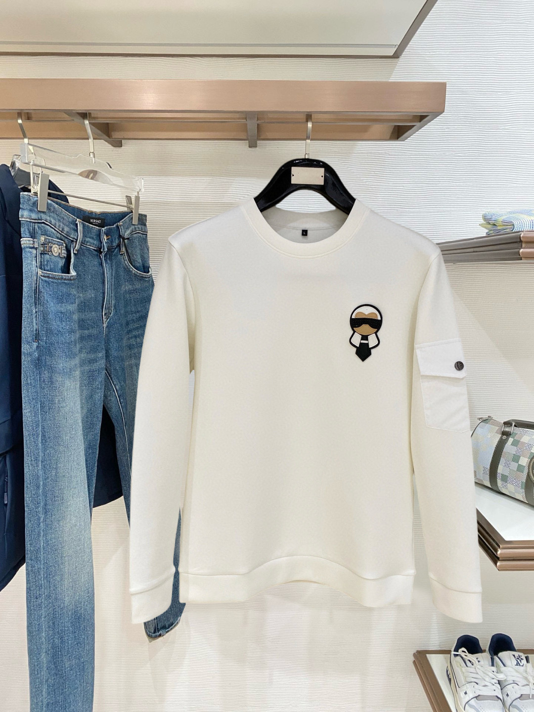 펜디 남자 후드티