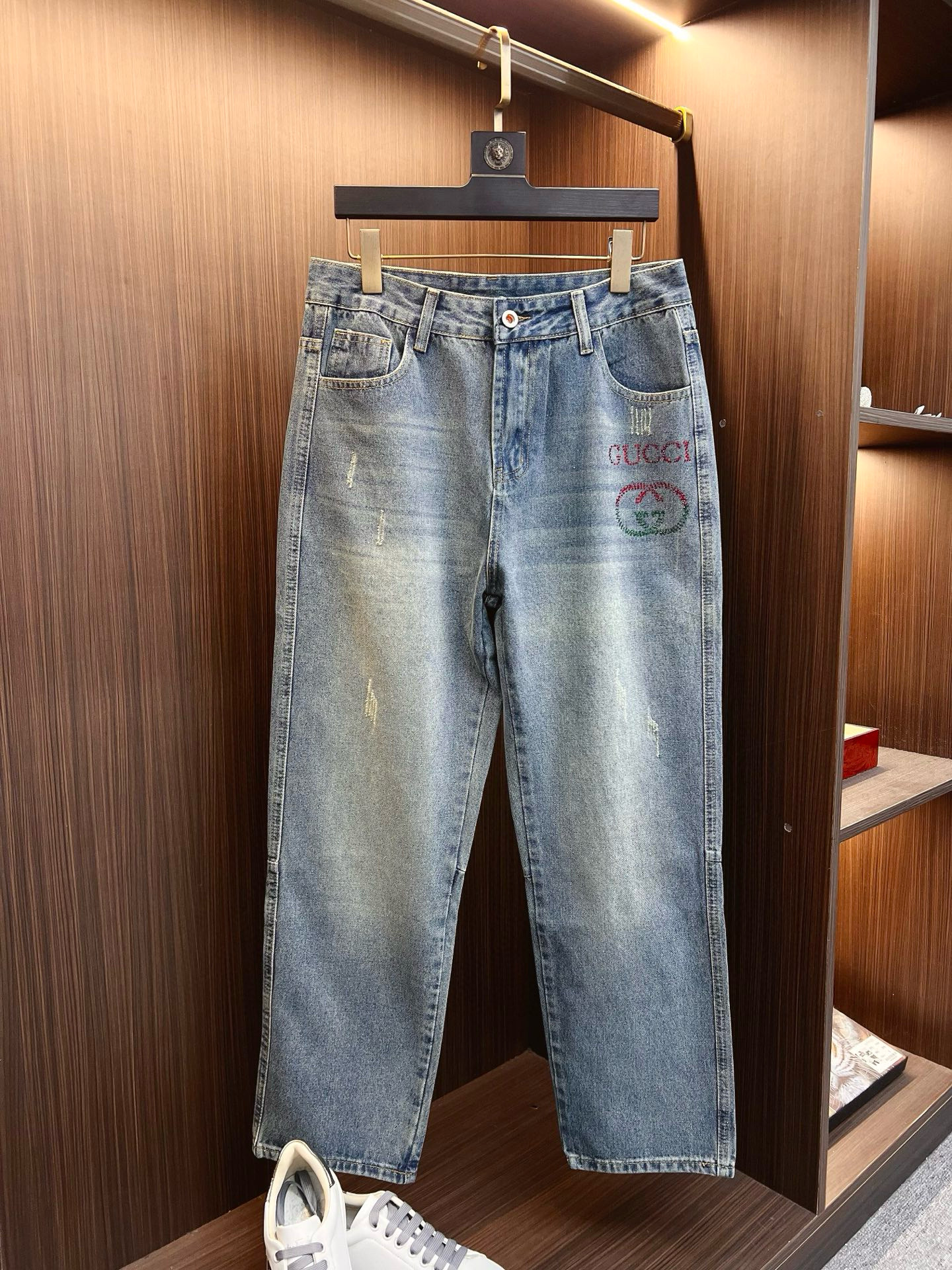 구찌 남자 청바지