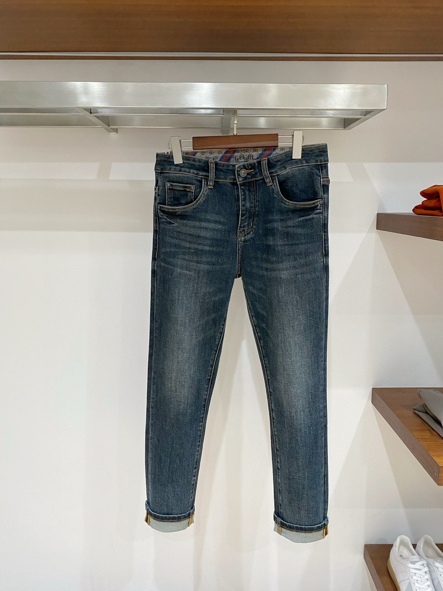 구찌 남자 청바지