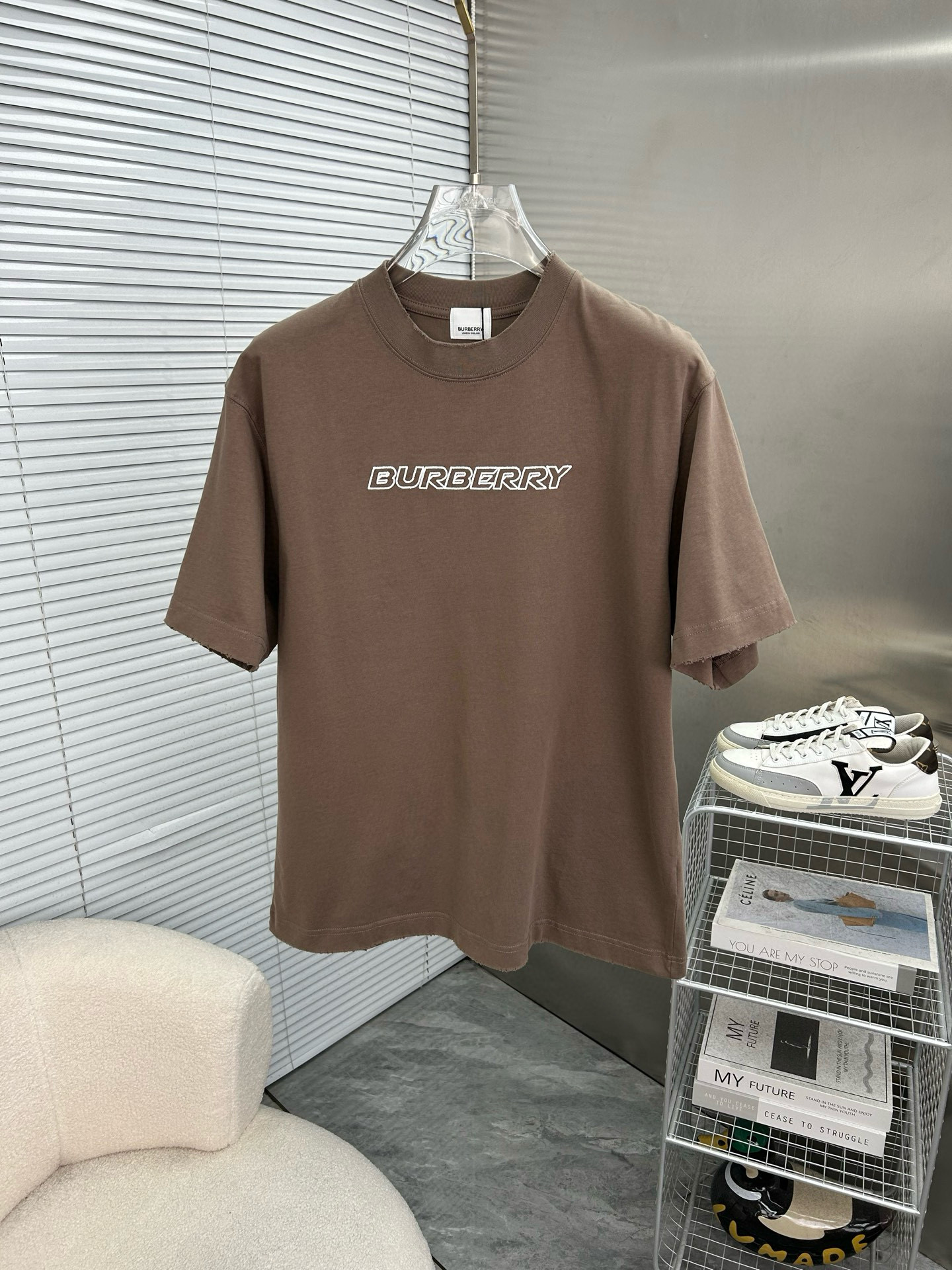 버버리 3컬러 남자 반팔티