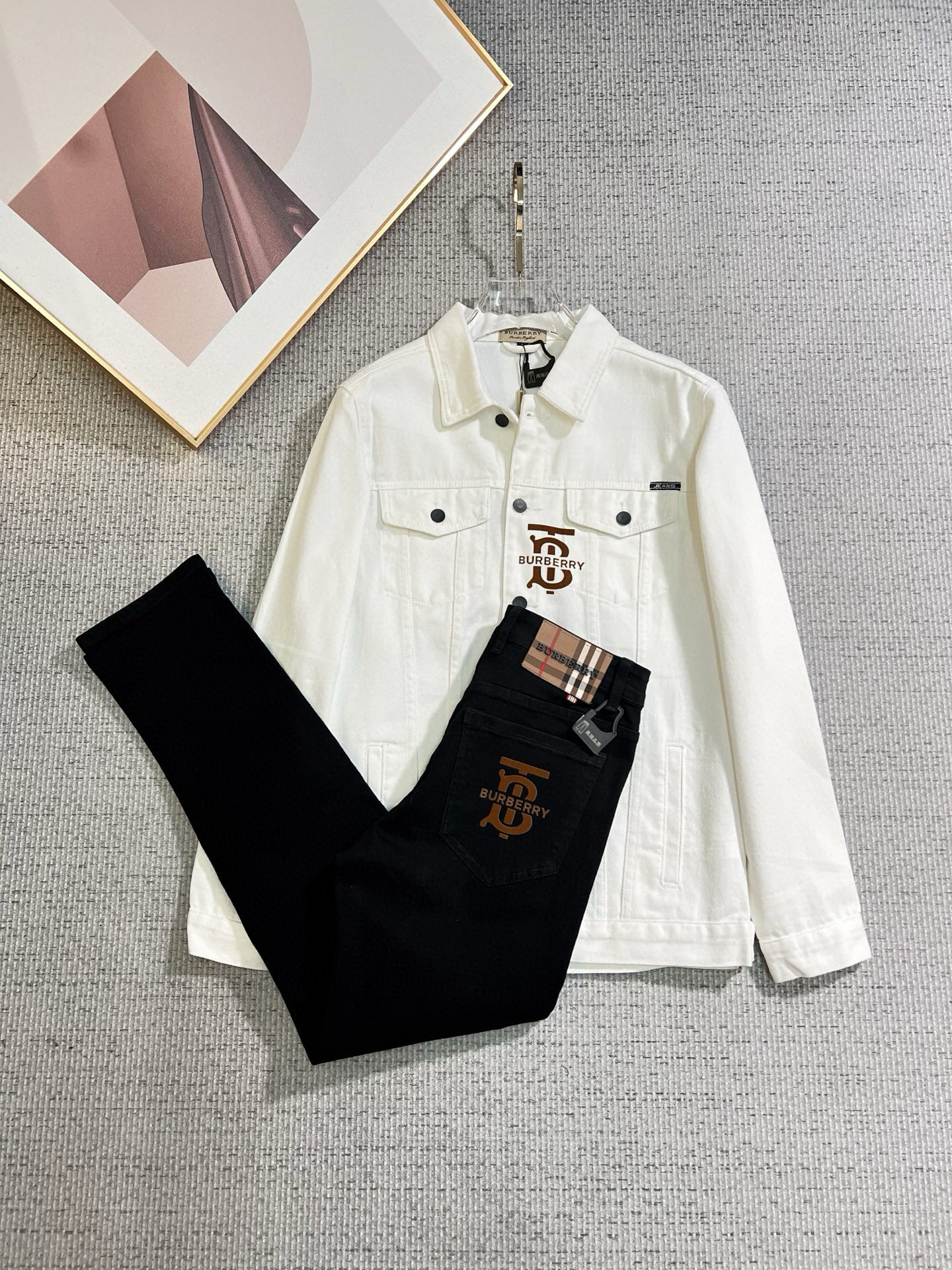 버버리 남자 세트