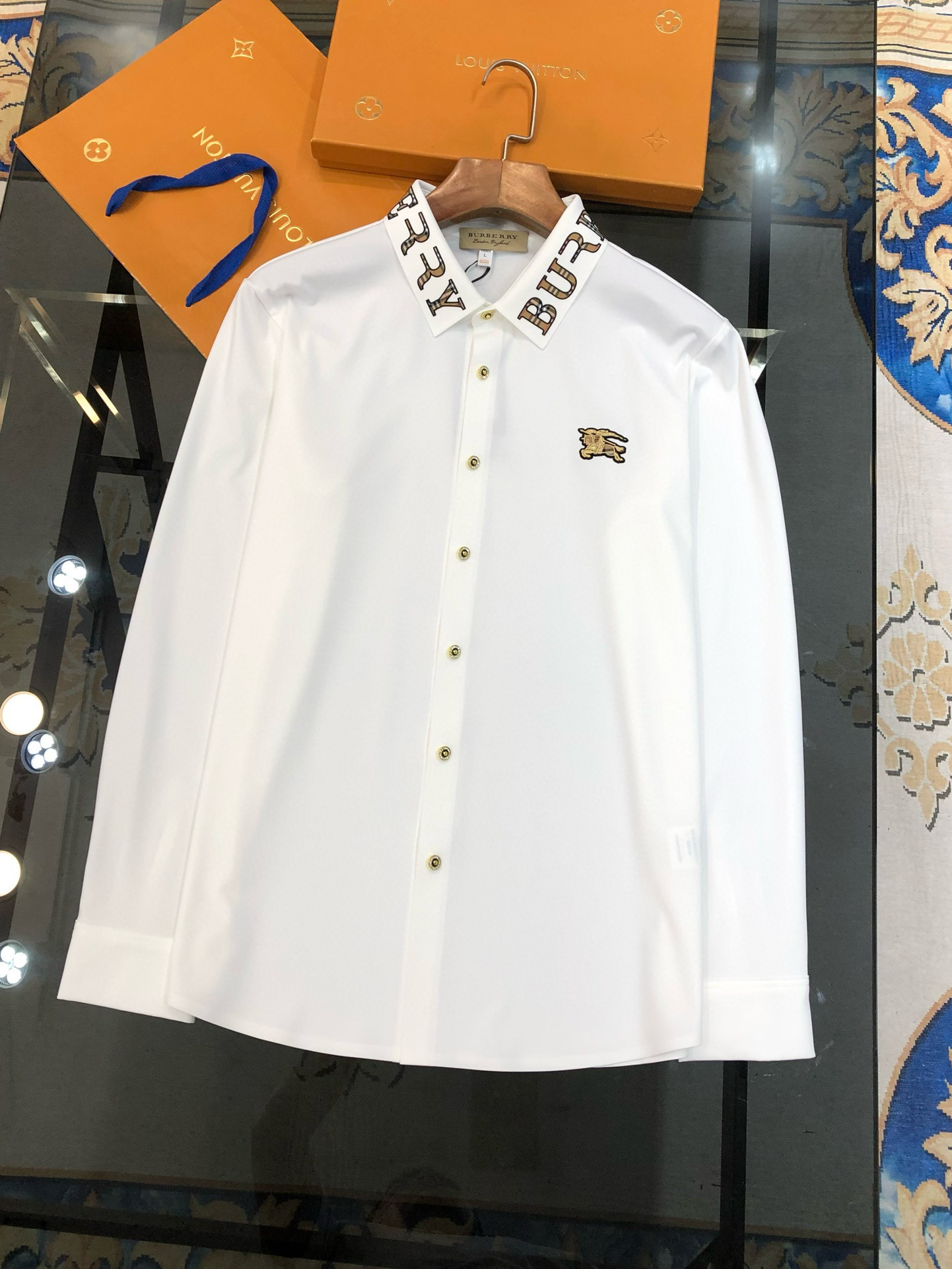 버버리 2컬러 남자 셔츠