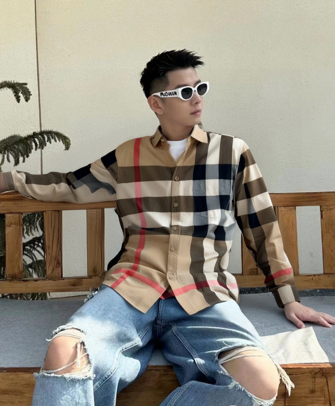 버버리 남자 셔츠