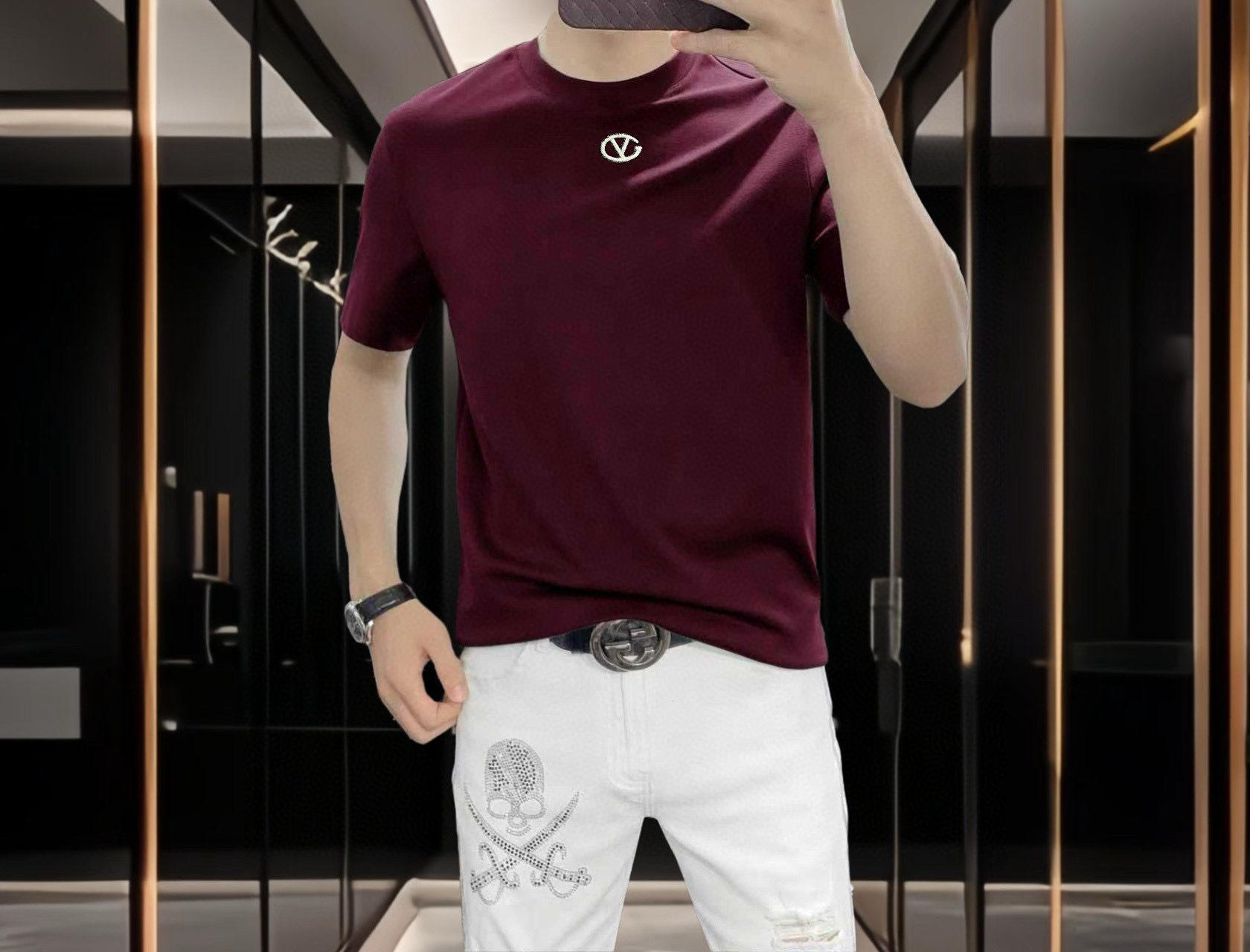 발렌티노 6컬러 남자 반팔티