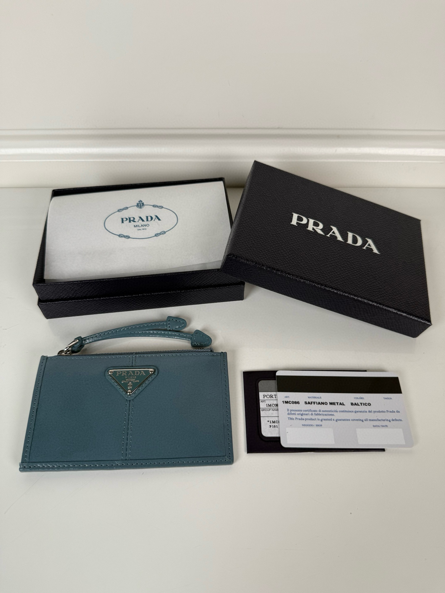 프라다 1MC086 남녀공용 카드지갑 머니클립
